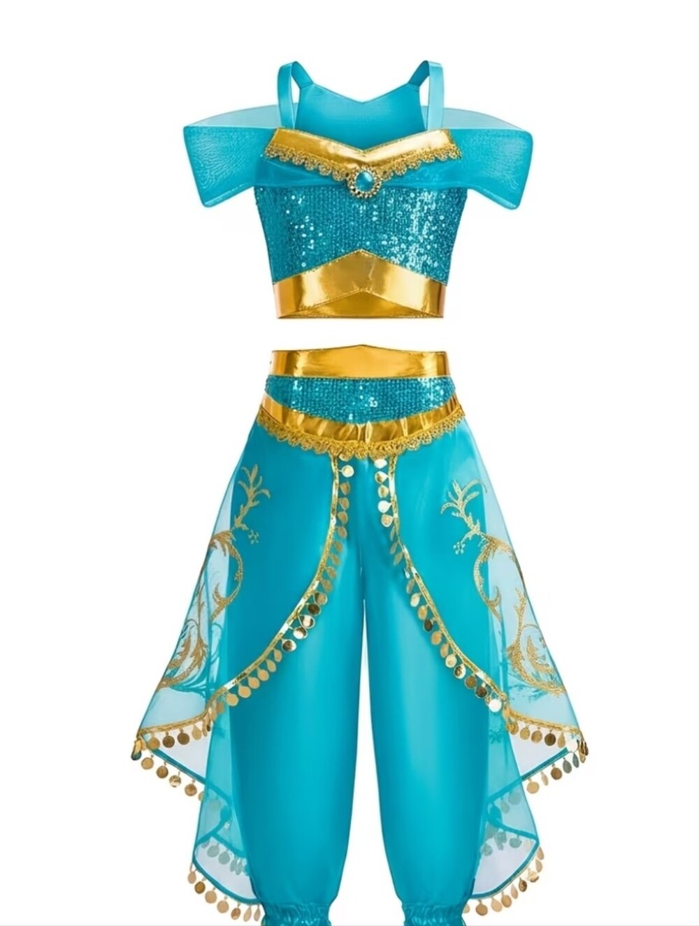 Jasmine Arabian Nights Kids Costume 4-5y New